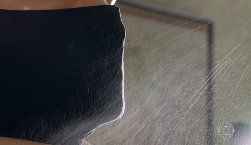 máscara impermeável