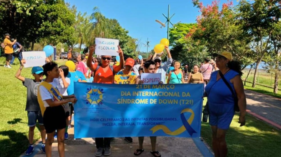 Caminhada da Teia Down.