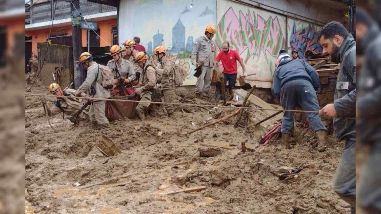 temporal deixa desaparecidos, mortes e muita destruição em Petrópolis