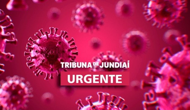 Foto de células com adesivo de urgente tribuna de jundiaí