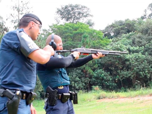 Treinamento de tiro: Guarda Municipal de Jundiaí