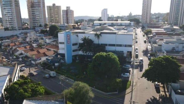 Imagem aérea da Astra, em Jundiaí.