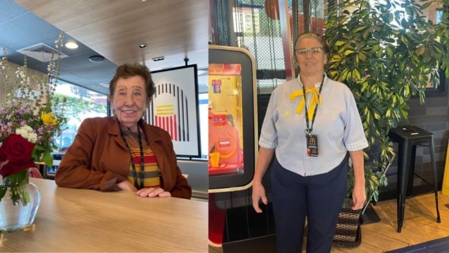 Idosas em ambiente de trabalho. Idosas em ambiente de trabalho.