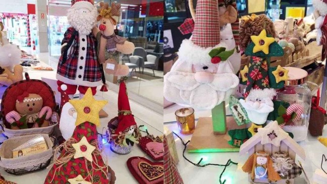 Trabalhos em prol do Lar Analia Franco no Maxi Shopping