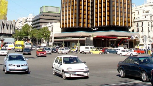 Trânsito em Madri, na Espanha.