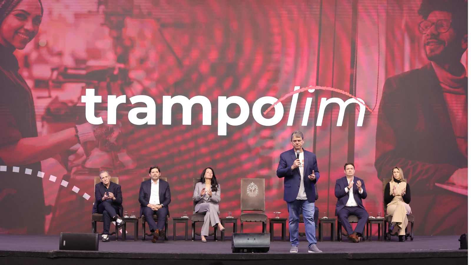 Tarcísio de Freitas, governador do Estado de São Paulo, em evento.