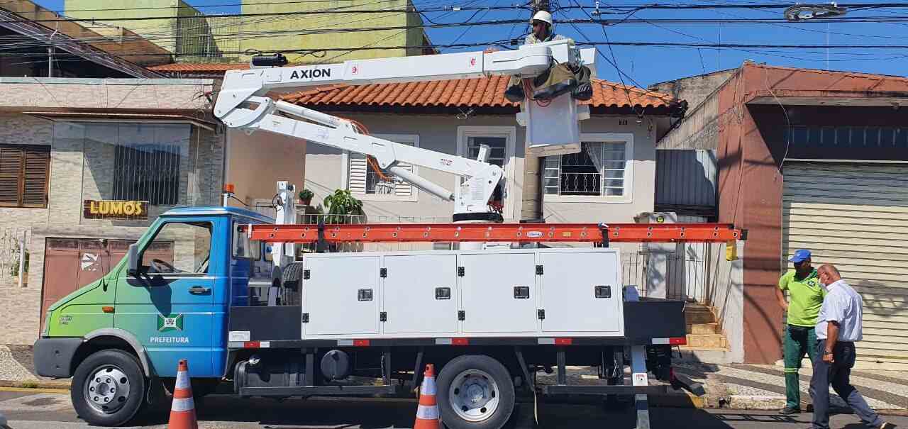 Troca de iluminação em Campo Limpo Paulista