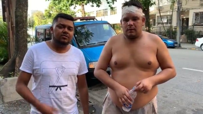 Turistas confundidos com milicianos no Rio de Janeiro.