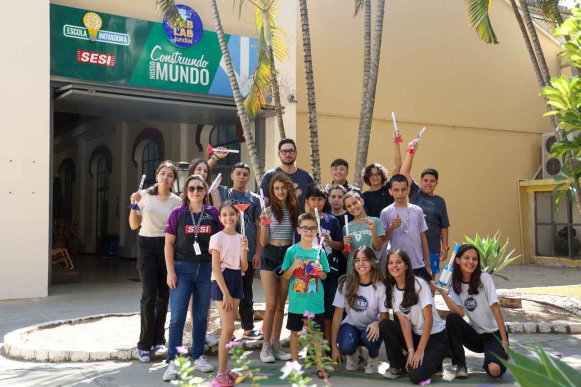 Fab Lab oficina de foguete em Jundiaí