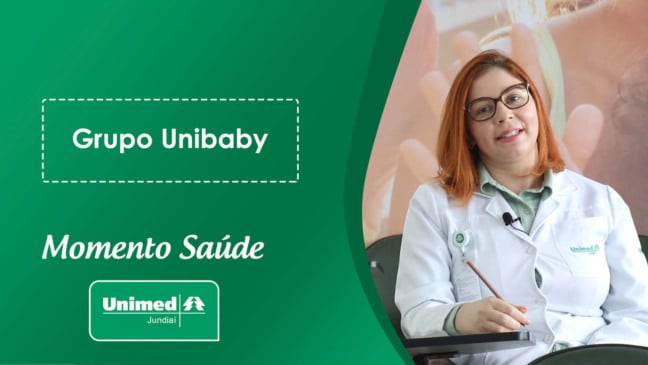 Thumb de vídeo da Unimed com enfermeira em fundo verde