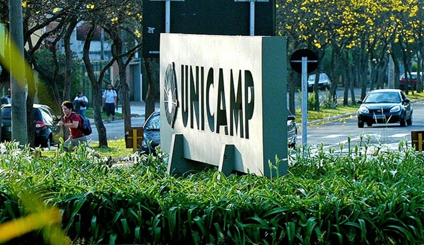 Foto da entrada da Unicamp