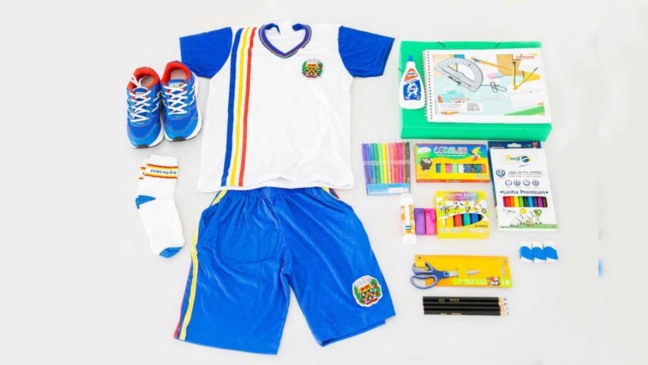 Uniforme e materiais escolares da rede municipal de educação de Itupeva