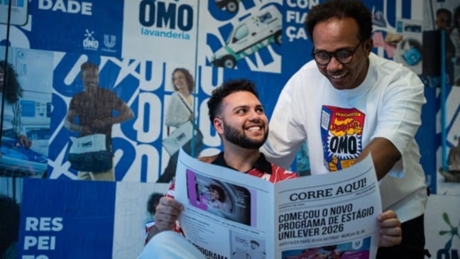 Estagiários da Unilever.