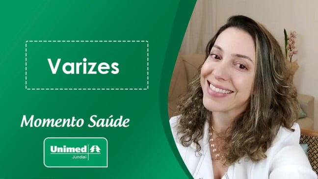 Thumb de vídeo da Unimed com médica em fundo verde