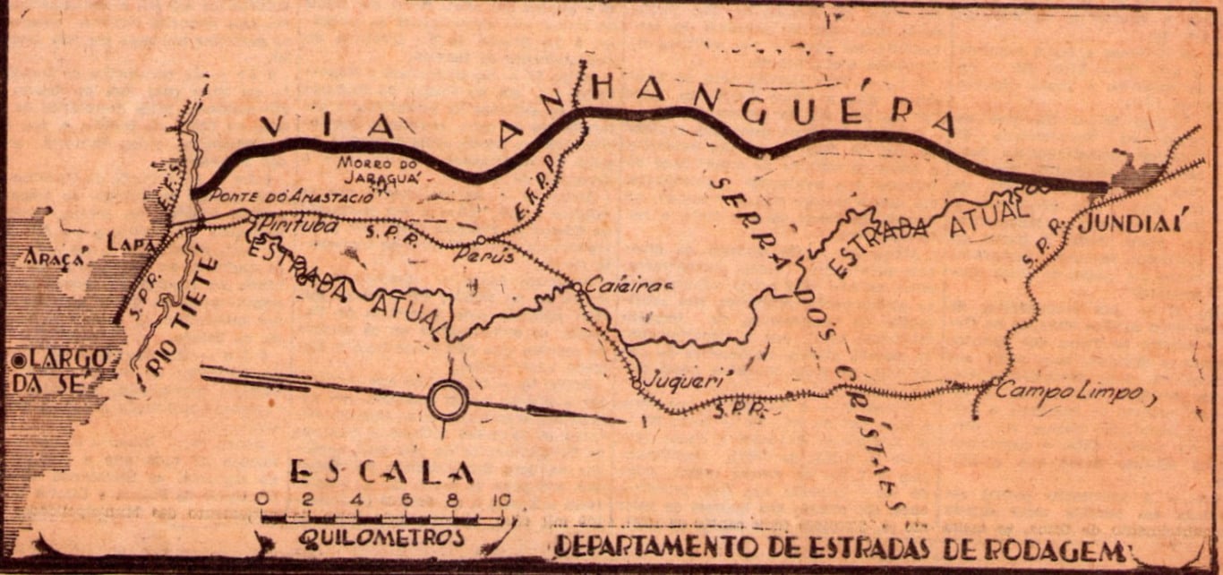Anhanguera mapa