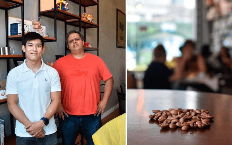 Shermann e Rodrigo são proprietários de cafeterias em Jundiaí. (Foto: Larissa Knupp/Tribuna de Jundiaí) Shermann e Rodrigo são proprietários de cafeterias em Jundiaí. (Foto: Larissa Knupp/Tribuna de Jundiaí)