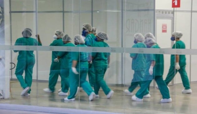 Foto de equipe médica