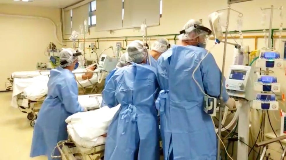 Número de leitos no Hospital São Vicente está sendo ampliado (Foto: reprodução Hospital São Vicente)