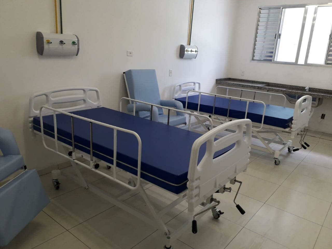 Leitos de UTI em Várzea Paulista. (Foto: Divulgação)