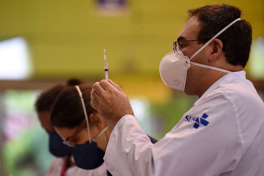 Vacinação em Jundiaí. (Foto: Divulgação)