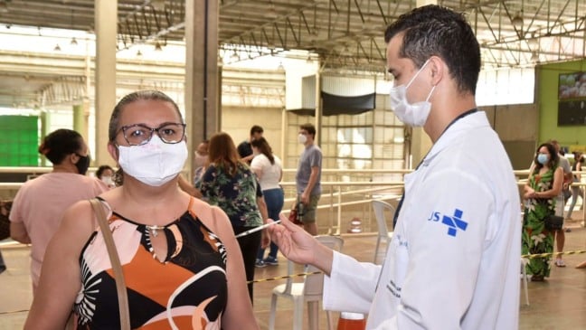 Parque da Uva permanece como posto de vacinação, aos sábados
