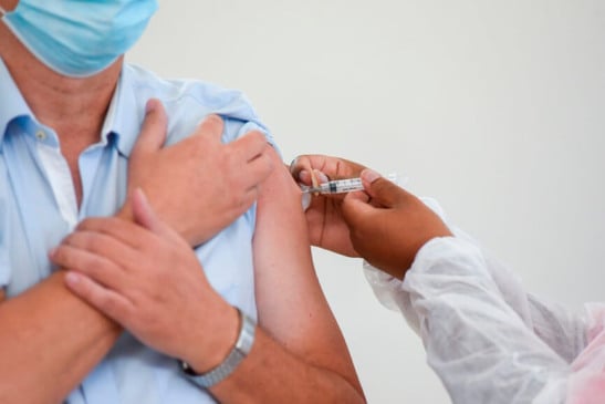 Vacinação contra Covid-19 em Jundiaí. (Foto: Divulgação)