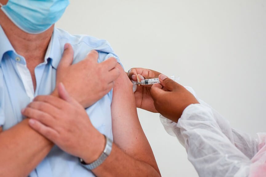 Vacinação contra Covid-19 em Jundiaí. (Foto: Divulgação)