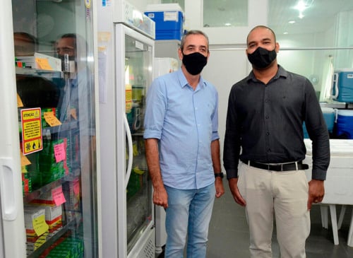 Vacinação em Várzea Paulista. (Foto: Divulgação)