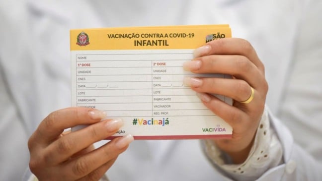 comprovante de vacinação infantil