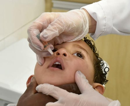 Campanha Vacinação Poliomielite. (Foto: Divulgação)