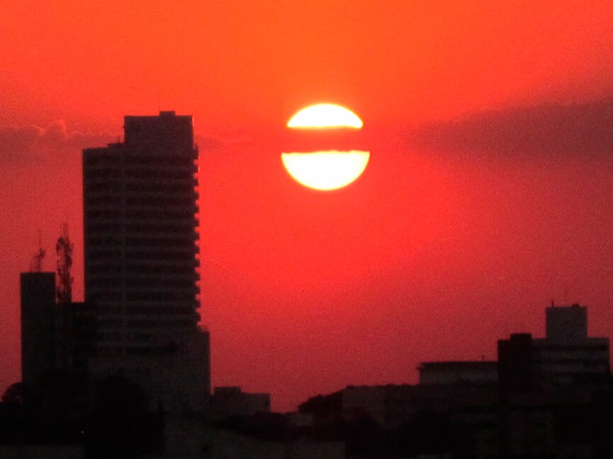 Calor em Jundiaí. (Foto: Valdir Palma)