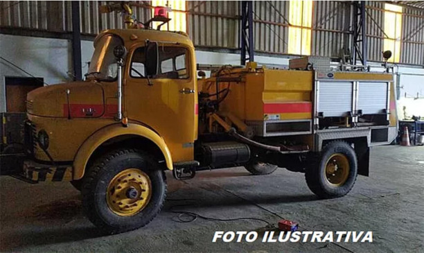 Caminhão de combate a incêndios. (Foto: Divulgação)