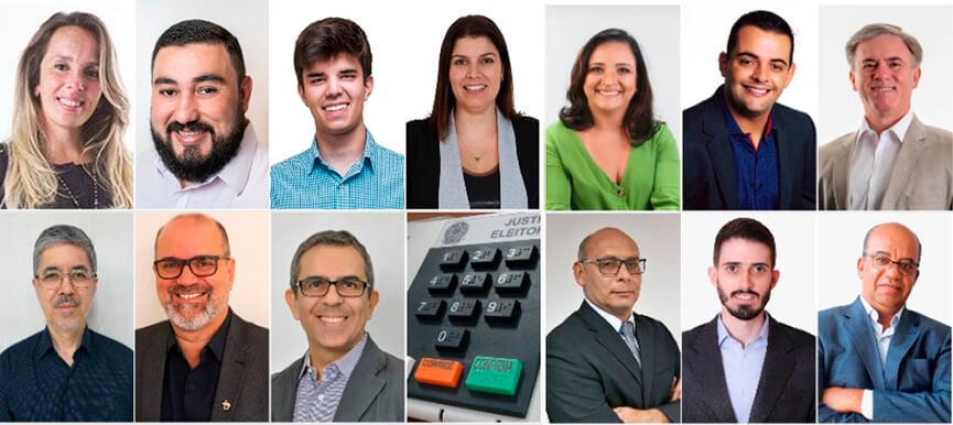 Candidatos a vice-prefeito de Jundiaí. (Foto; Divulgação)