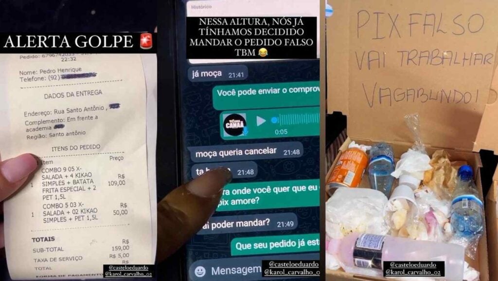 vingaca-pix-falso-pizzaria-Manaus