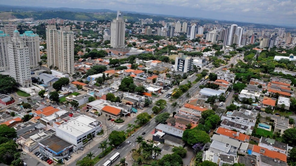 Vista aérea de Jundiaí