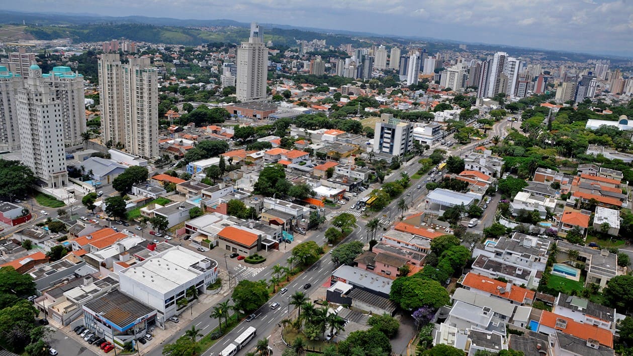 Vista aérea de Jundiaí