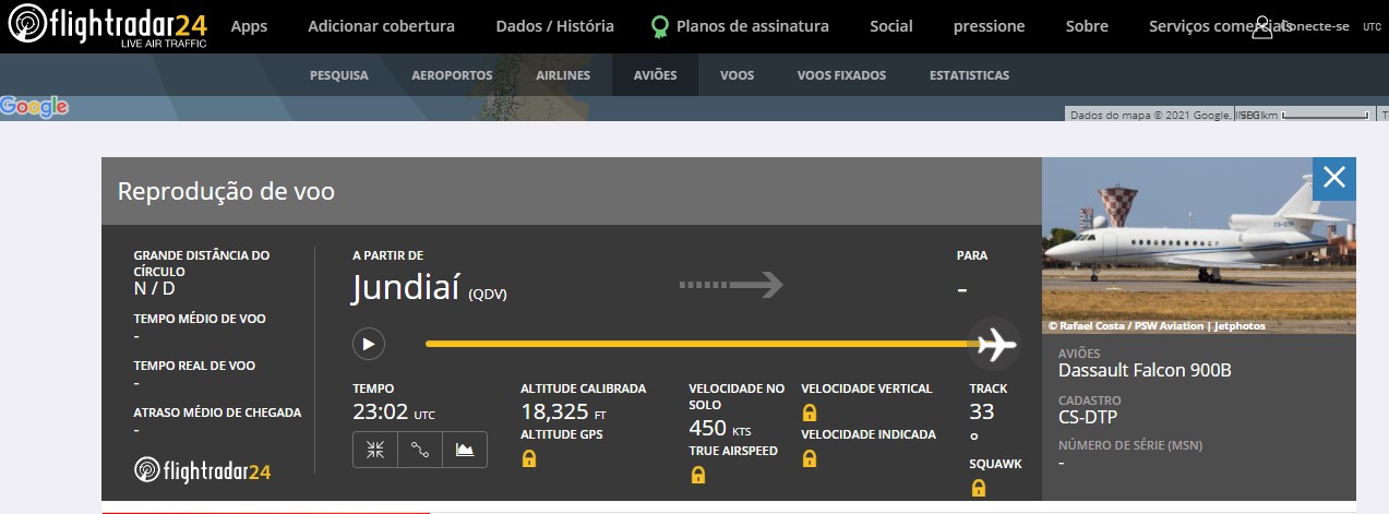 avião drogas jundiaí