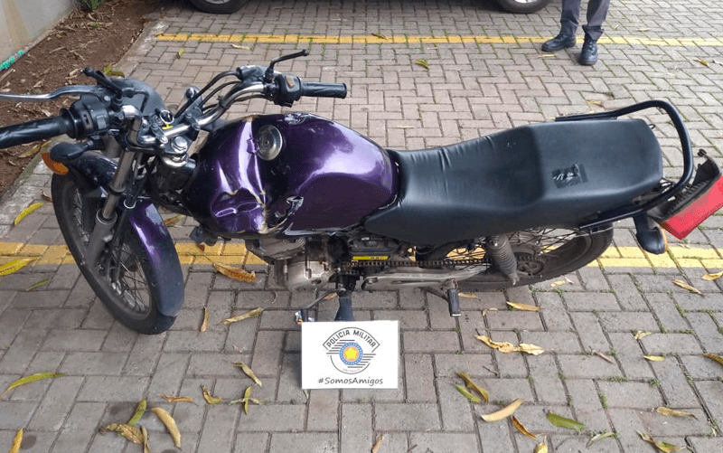 Moto de suspeito