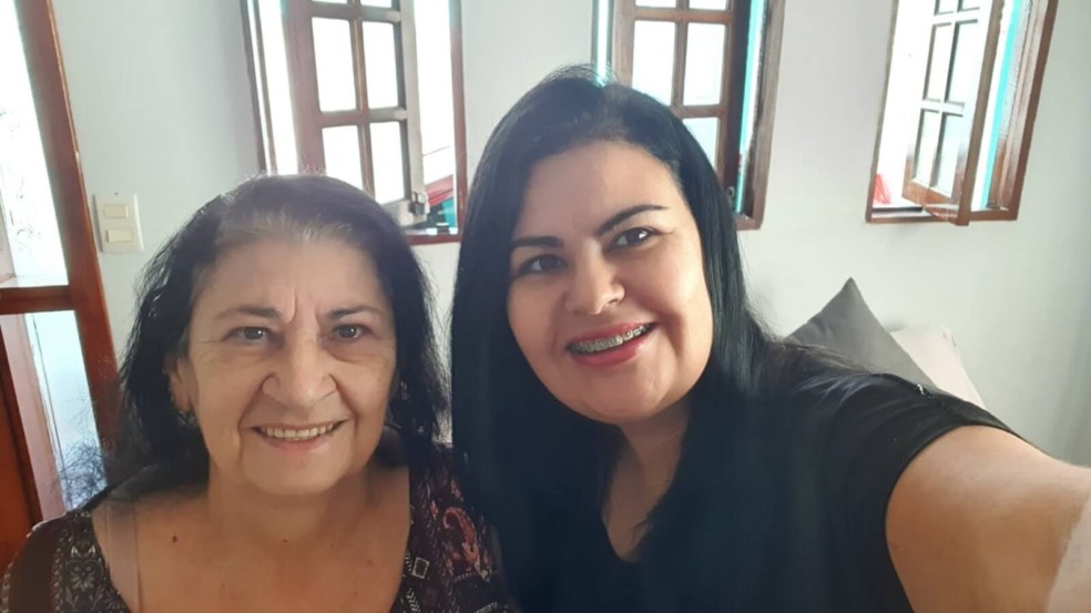Lídia e Maria Cecília em selfie