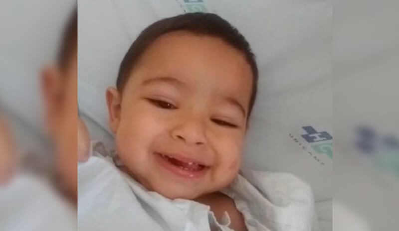 Wanderson Gustavo ainda no hospital