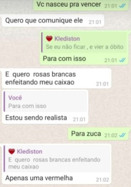 mensagem de despedida de técnico de enfermagem para mãe. (Foto: Reprodução)