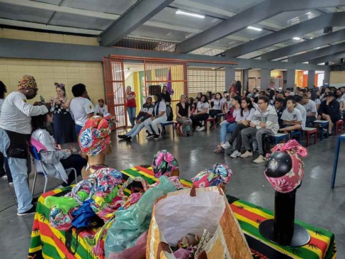 Alunos participaram de atividades que fomentam a cultura negra