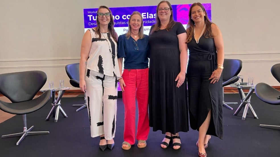 Marcela Moro, Miriam Oliveira e Gabriela Raffanti