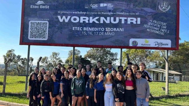Turma de Nutrição da EtecBest.