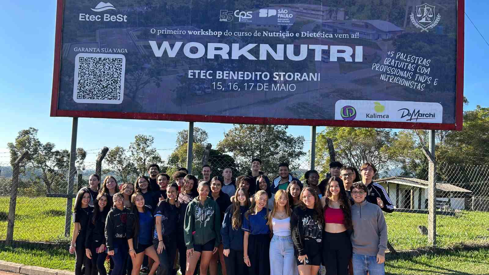 Turma de Nutrição da EtecBest.