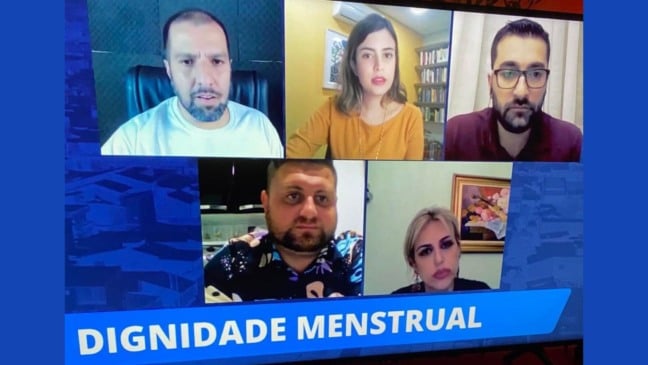 Em Live com deputada Tabata Amaral, vereadores reforçam compromisso com distribuição de absorventes em Jundiaí