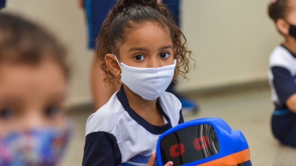 Crianças aprovam e se divertem enquanto aprendem sobre robótica na Educação Infantil II (Foto: Prefeitura de Jundiaí)