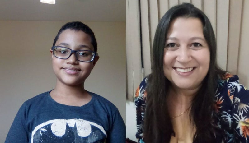 Selfie de Murilo e Nádia