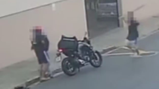 Imagens da câmera de segurança do roubo em Jundiaí