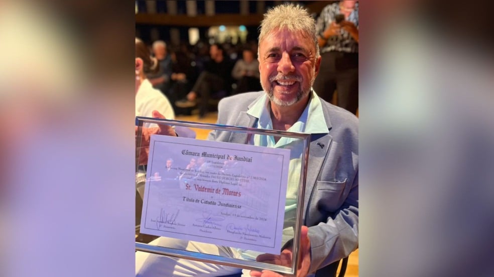 Valdemir Xororó em premiação